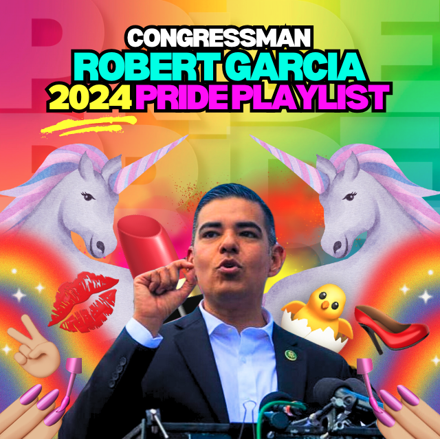 Robert Garcia 2024 Pride Playlist Cover Art