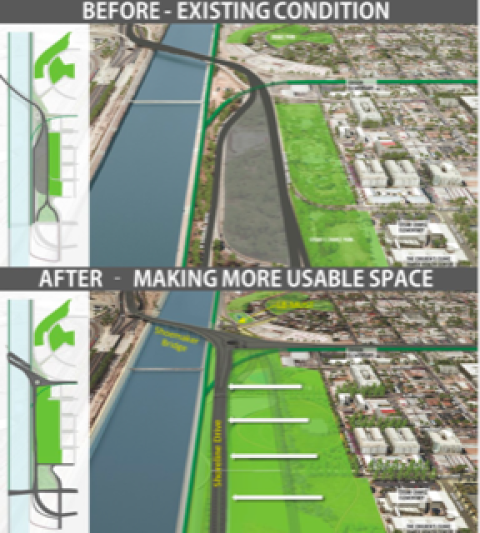 Shoreline Drive Gateway Project in Long Beach