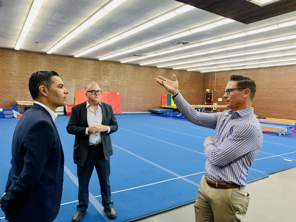 Congressman Garcia at the Palms Park Community Center